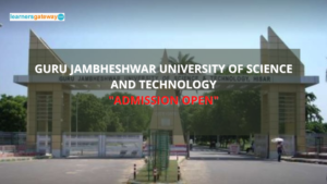 Guru Jambheshwar University of Science and Technology, Hisar - Admission, Ranking, Courses, Facilities, Fee Structure, Website, 2024-25