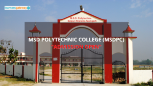 MSD Polytechnic College (MSDPC), Azamgarh - Admission, Ranking, Courses, Facilities, Fee Structure, Website, 2024-25