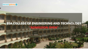 BSA College of Engineering and Technology, Mathura - Admission, Ranking, Courses, Facilities, Fee Structure, Website, 2023-24