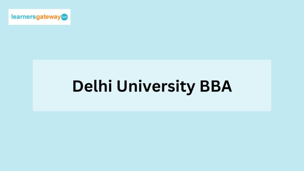 Delhi University BBA